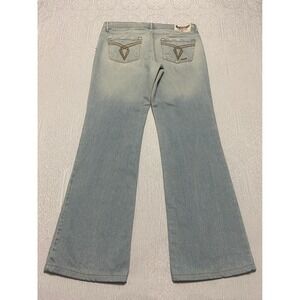 Vintage Triple Q‎ Deluxe Denim Bootcut Jeans Size 13 Light Wash Pockets